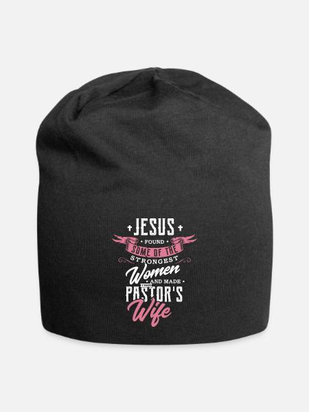 Pastor Design pour un fan de pasteurs - Bonnet en jersey - noir