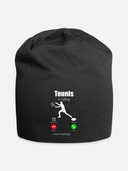 Tennis Tennisball Sport Topspin Wimbledon Avantage - Bonnet en jersey - noir