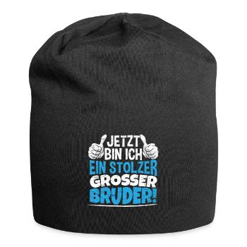 Großer Bruder Level Complete - Jersey-Beanie - Schwarz - Vorne