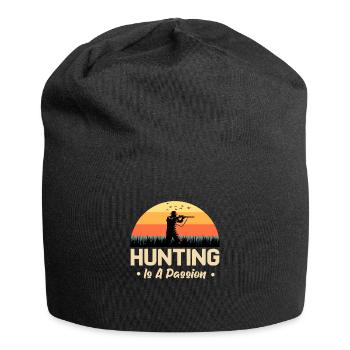 Hunting Passion Hunting Hunters Retro Sun - Jersey Beanie - black - Front
