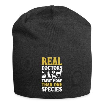 Veterinarian Pet Veterinary Veterinary Medicine - Jersey Beanie - charcoal grey - Front