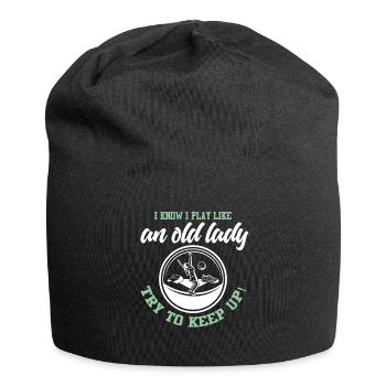 Tennis tennis tennis court de tennis - Bonnet en jersey - noir - Devant