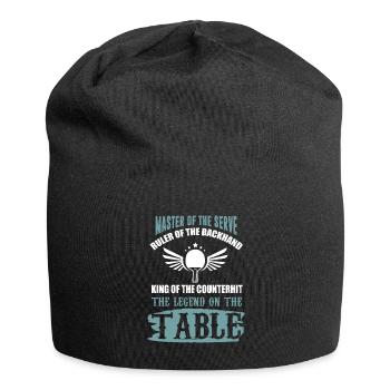 Table tennis table tennis bats - Jersey Beanie - black - Front