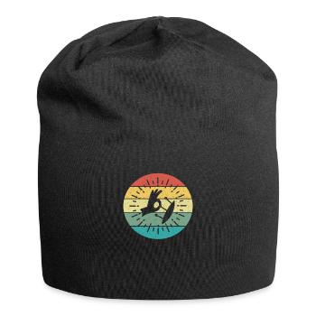 Rétro Vintage Acupuncturist Acupuncture - Bonnet en jersey - noir - Devant