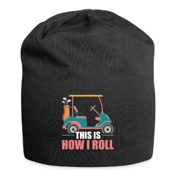 This Is How I Roll Golf Cart - Jersey-Beanie - Schwarz - Vorne