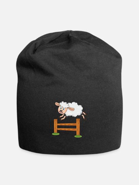 Mouton - Bonnet en jersey - noir