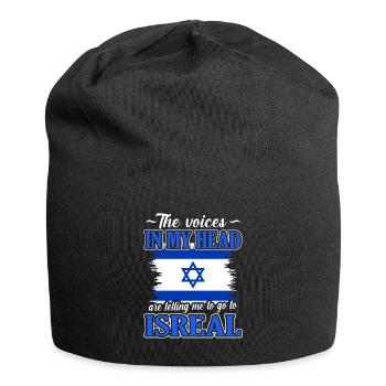 Israel - Jersey-Beanie - Schwarz - Vorne