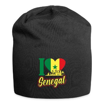 Senegal - Jersey-Beanie - Schwarz - Vorne
