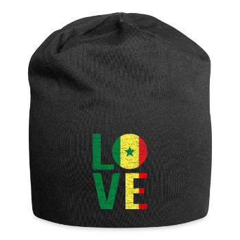 Senegal - Jersey-Beanie - Schwarz - Vorne