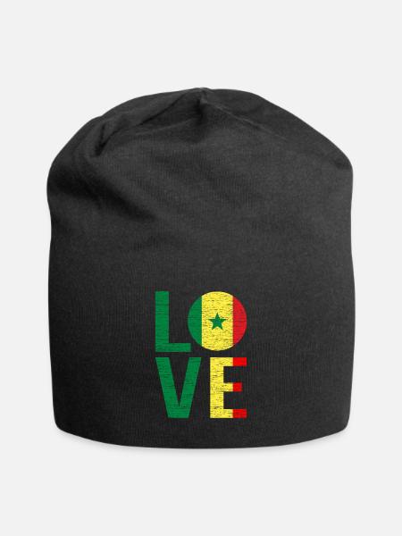 Sénégal - Bonnet en jersey - noir