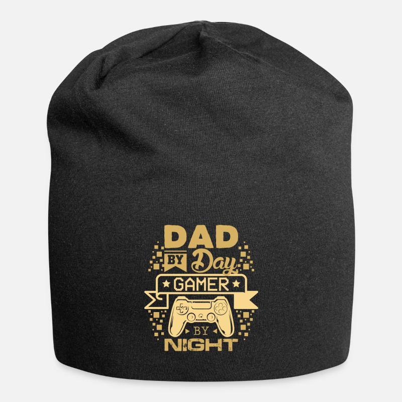 Gamer Dad - Jersey Beanie - black