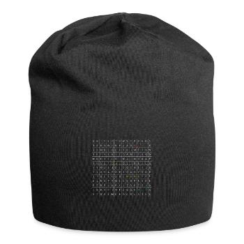Willst du mich Heiraten Hochzeit Antrag - Jersey-Beanie - Schwarz - Vorne