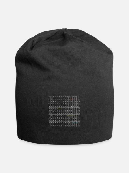 Willst du mich Heiraten Hochzeit Antrag - Jersey-Beanie - Schwarz