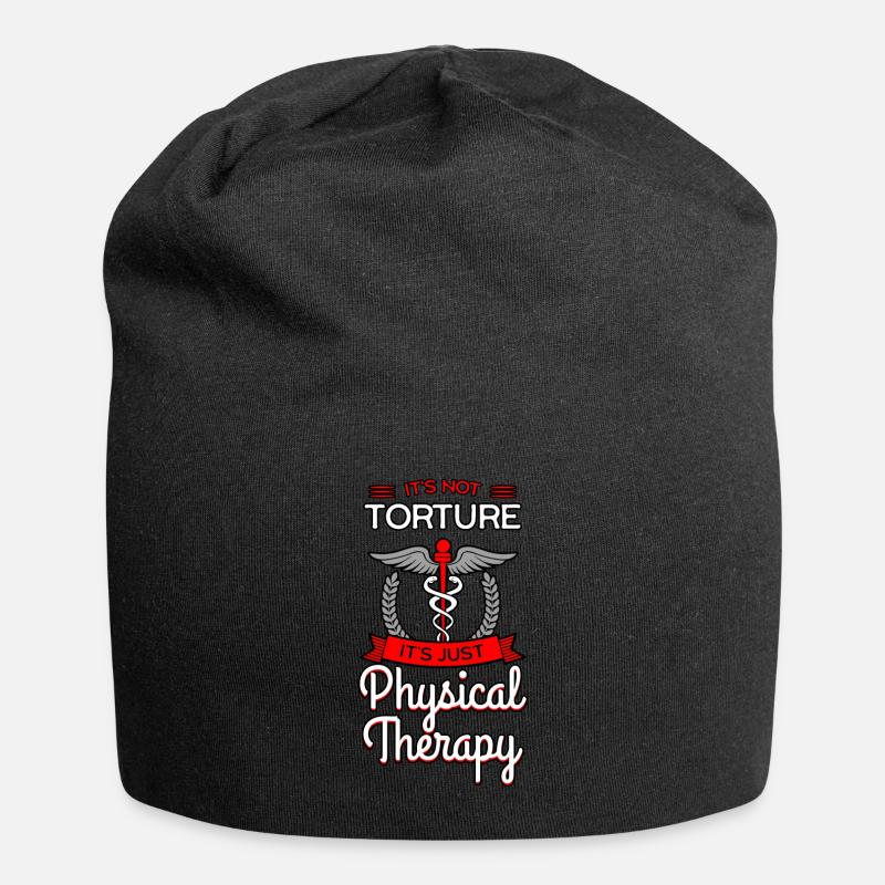 Il n’y a pas de torture - Bonnet en jersey - noir