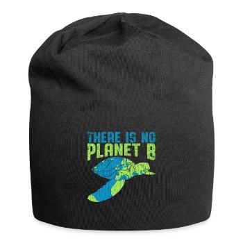 No Planet B - Jersey Beanie - black - Front