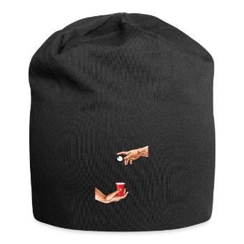 2 mains Beer Pong - Bonnet en jersey - noir - Devant