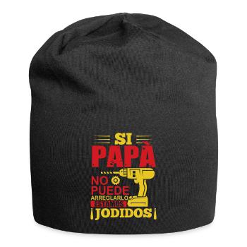Papà Manitas Artesano Regalo Para El Día Del Padre - Jersey-Beanie - Schwarz - Vorne