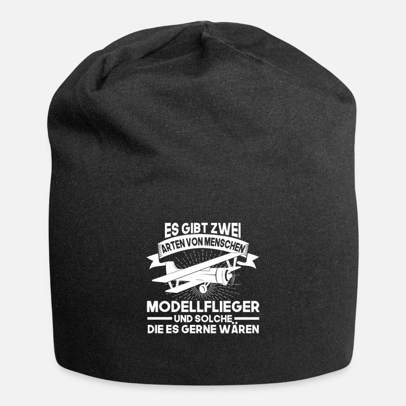 Modellflieger Pilot Modellflug - Jersey-Beanie - Schwarz