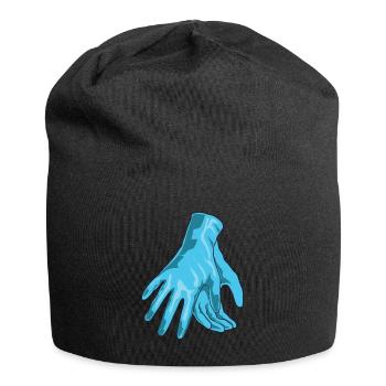 Médecin de chirurgie des gants - Bonnet en jersey - noir - Devant