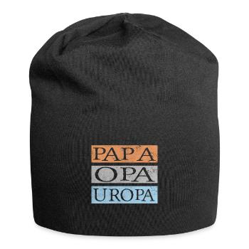Uropa Retro - Jersey-Beanie - Schwarz - Vorne