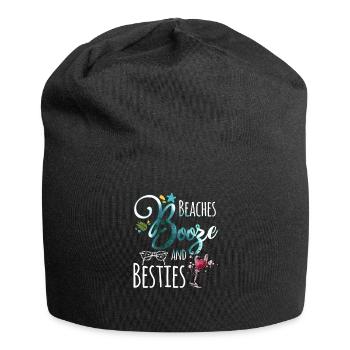 Friends Weekend Girl Trip - Beaches Schnaps - Jersey Beanie - black - Front