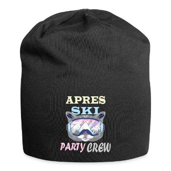 APRES SKI Funny Skier Gift - Jersey Beanie - black - Front