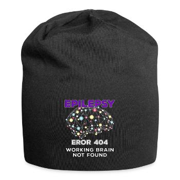 lustiger epilepsie witz - Jersey-Beanie - Schwarz - Vorne