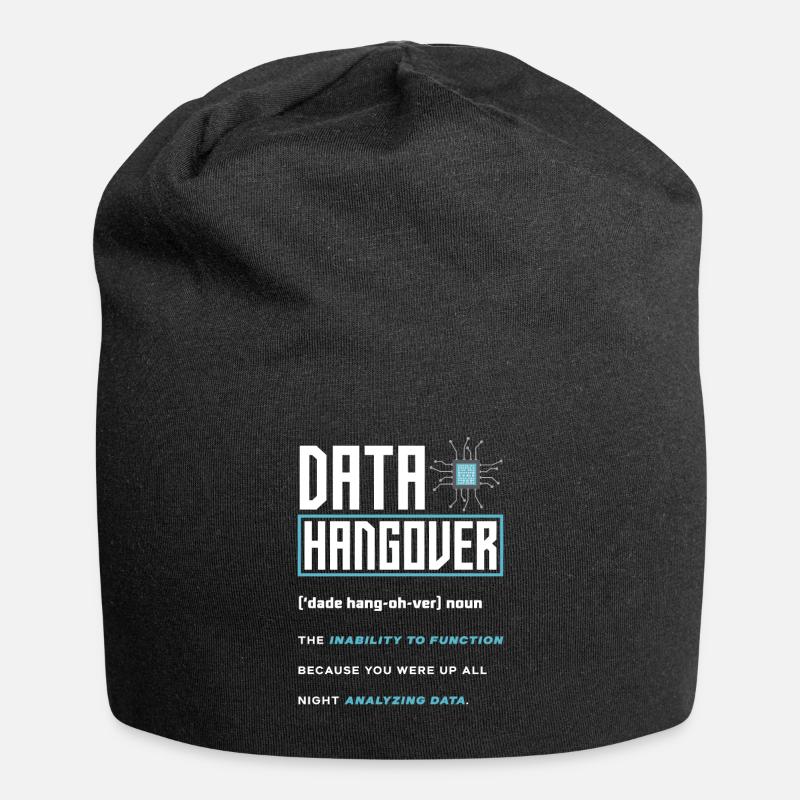 Data Engineering Data Analysis - Jersey Beanie - black