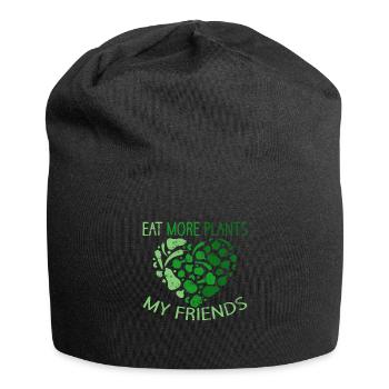 Healthy Food Vegetarians Fruits And Vegetables - Jersey Beanie - black - Front