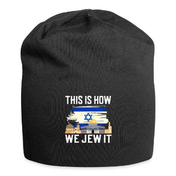 Israel - Jersey-Beanie - Schwarz - Vorne