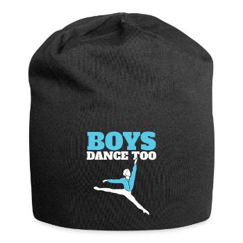 Boys Dance Too - Jersey-Beanie - Schwarz - Vorne