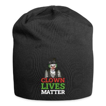 Clown Lives Matter Clown Cadeau - Bonnet en jersey - noir - Devant