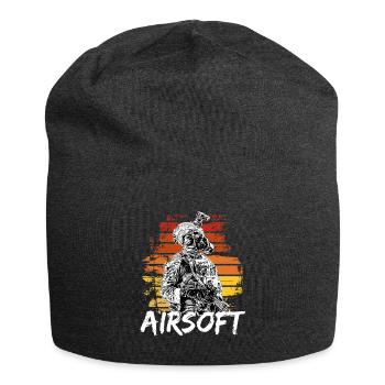 Airsoft /Softair / Softgun / AEG Airsoft Milsim - Jersey-Beanie - Anthrazit - Vorne