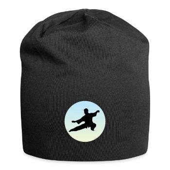 Qigong Tai Chi Yin qi gong Meditation - Bonnet en jersey - noir - Devant
