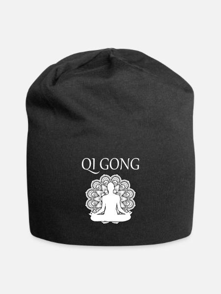Qi gong Qigong - Bonnet en jersey - noir