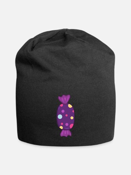 candy - Jersey Beanie - black