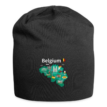 Belgique - Bonnet en jersey - noir - Devant