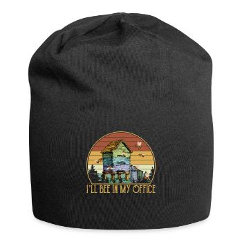 I’ll Bee In My Office Vintage Funny Gift for Bee - Bonnet en jersey - noir - Devant