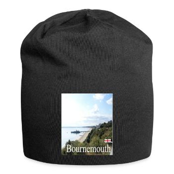 Bournemouth, Angleterre - Bonnet en jersey - noir - Devant