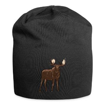élan - Bonnet en jersey - noir - Devant