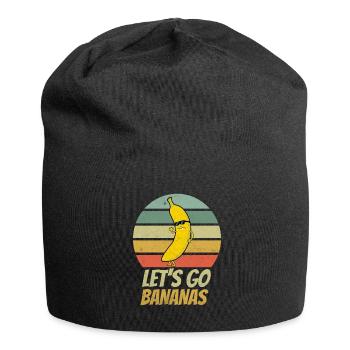Banana Bananas Kids Funny - Jersey Beanie - black - Front