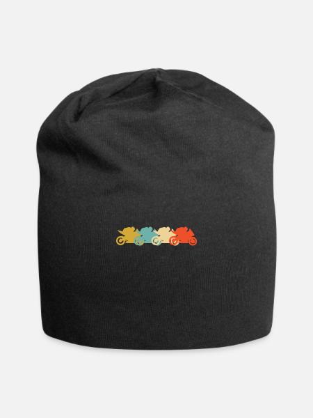 Motorrad-Straßenrennen - Jersey-Beanie - Schwarz