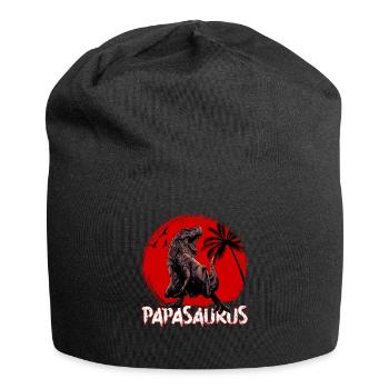 Dino Papa Papasaurus - Bonnet en jersey - noir - Devant