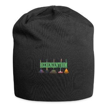 Rechenzentrum Garten Gärtner Gärtnerei - Jersey-Beanie - Schwarz - Vorne