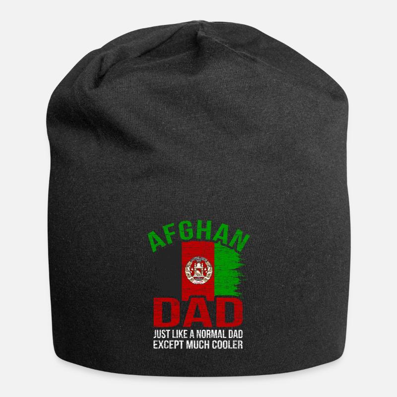 Afghanistan Asien Geschenkidee - Jersey-Beanie - Schwarz