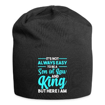 Son-in-law gift - Jersey Beanie - black - Front
