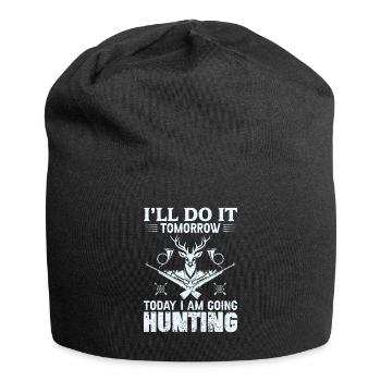 hunter - Jersey Beanie - black - Front