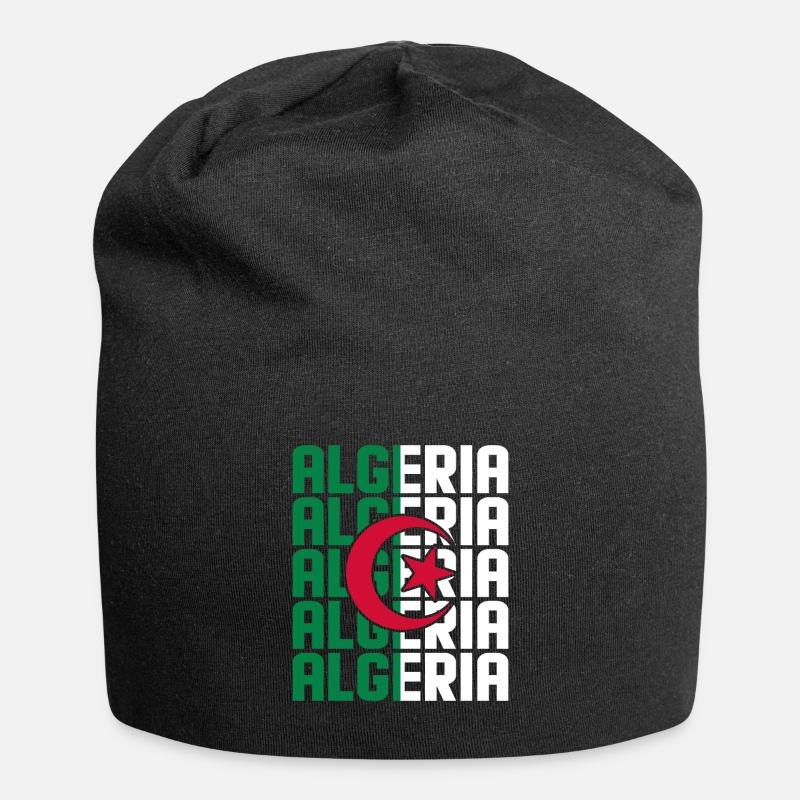 Algérie - Bonnet en jersey - noir