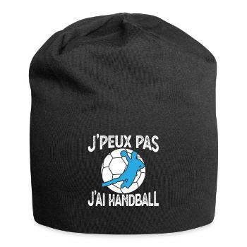 Je Peux Pas J'Ai Handball - Bonnet en jersey - noir - Devant