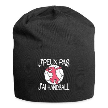 Je Peux Pas J'Ai Handball - Bonnet en jersey - noir - Devant